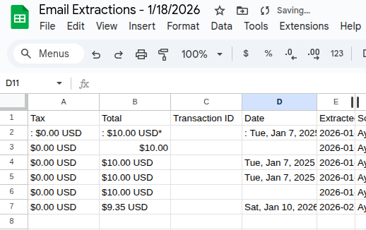 Email Exporter for Google Sheets Result